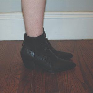 Lulu's Vegan Leather Ankle Booties